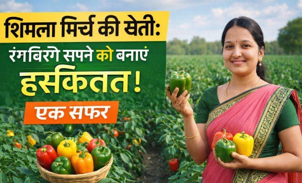 शिमला मिर्च की खेती: एक रंगबिरंगी सपने को हकीकत बनाने का सफर